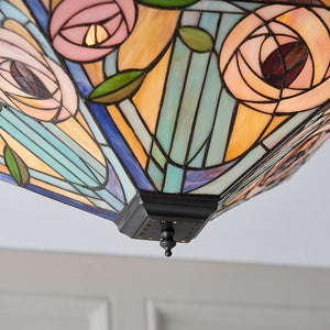 Willow Large 2-Light Flush Ceiling Light - Comet Lighting