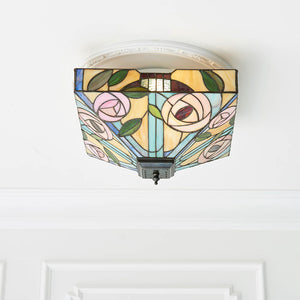 Willow Medium 2-Light Flush Ceiling Light - Comet Lighting