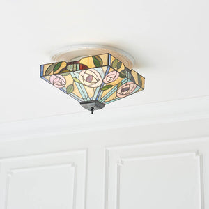 Willow Medium 2-Light Flush Ceiling Light - Comet Lighting