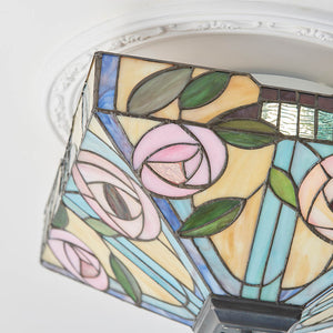Willow Medium 2-Light Flush Ceiling Light - Comet Lighting