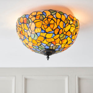 Josette Medium 2-Light Flush Ceiling Light - Comet Lighting