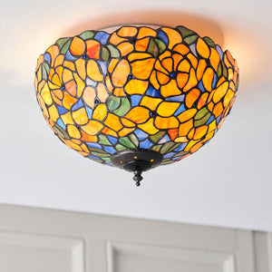 Josette Medium 2-Light Flush Ceiling Light - Comet Lighting