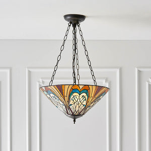 Hector Medium Inverted 3-Light Pendant Ceiling Light - Comet Lighting