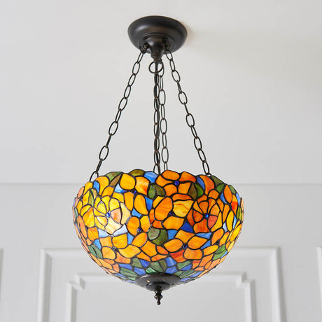 Josette Medium Inverted 3-Light Pendant Ceiling Light - Comet Lighting