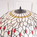 Dragonfly Beige 2-Light Floor Lamp - Comet Lighting
