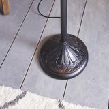 Dragonfly Beige 2-Light Floor Lamp - Comet Lighting