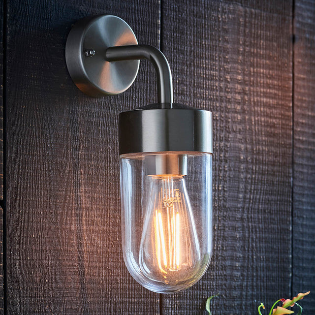 North Wall Light Stainless - Comet Lighting