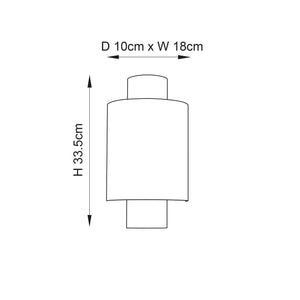 Indara 1-Light Wall Light A - Comet Lighting