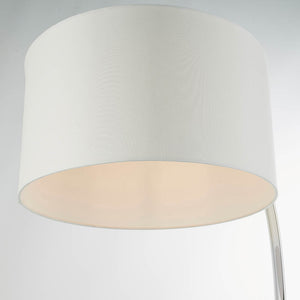 Josephine Floor Lamp Nickel - Comet Lighting