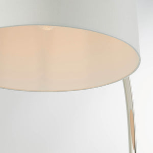 Josephine Floor Lamp Nickel - Comet Lighting