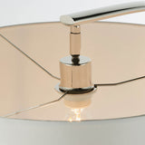 Josephine Floor Lamp Nickel - Comet Lighting