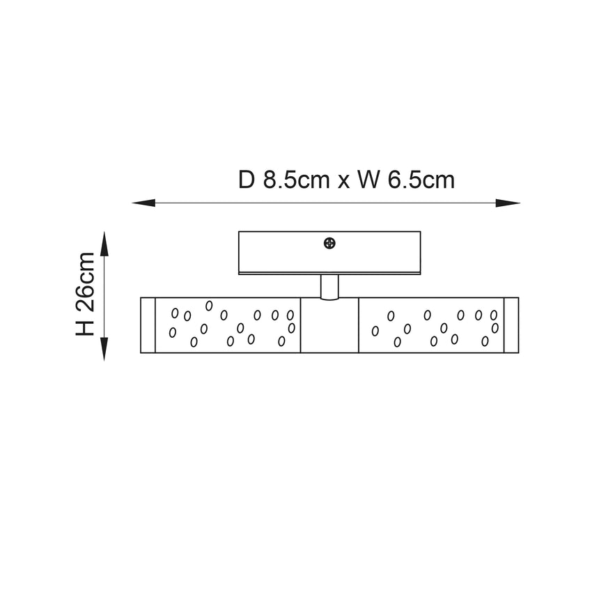 Essence 2-Light Wall Light