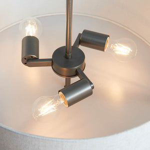 Hayfield 3-Light Pendant Ceiling Light - Comet Lighting