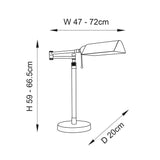 Clarendon Task Table Lamp