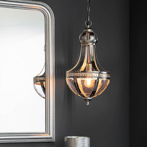 Vienna 1-Light Pendant Ceiling Light Brass - Comet Lighting