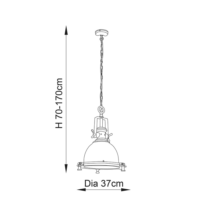 Fenton 1-Light Pendant Ceiling Light