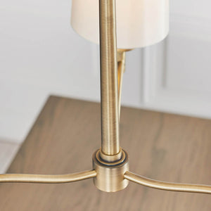 Ortona 3-Light Pendant Ceiling Light Antique Brass - Comet Lighting