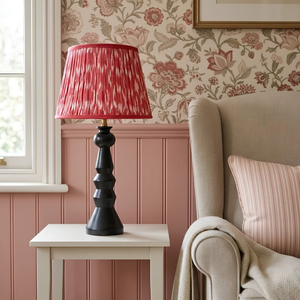  Coral Pink Ikat  Lampshade