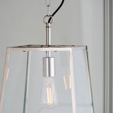 Hurst Ceiling Pendant Nickel - Comet Lighting