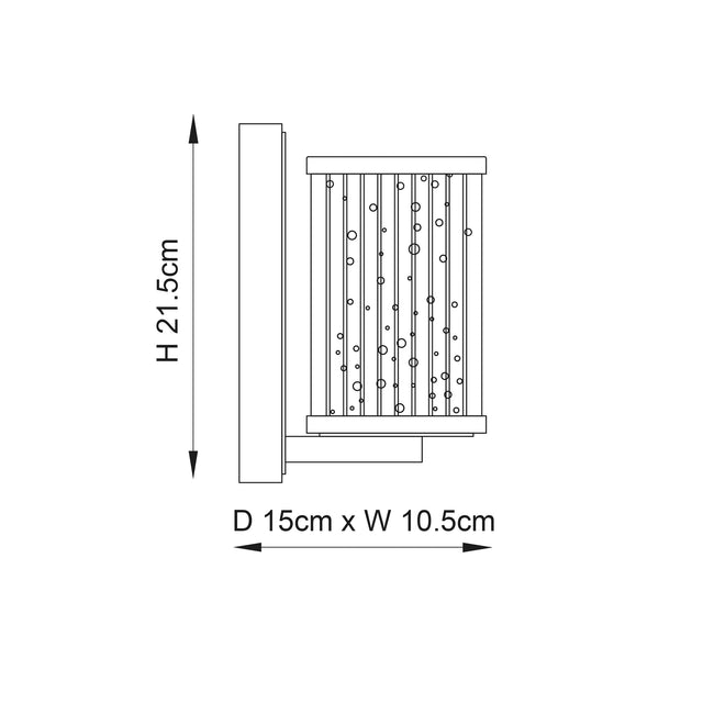 Easton 1-Light Wall Light - Comet Lighting