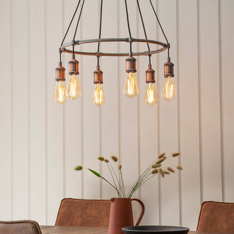 Hal 6-Light Pendant Ceiling Light - Comet Lighting