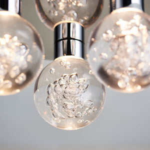 Versa 3-Light Flush Ceiling Light Chrome - Comet Lighting