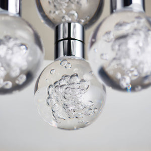 Versa 3-Light Flush Ceiling Light Chrome - Comet Lighting