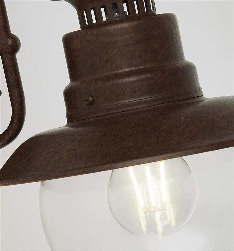 Wooton 1Lt Outdoor Wall/Porch Light - Rustic Brown