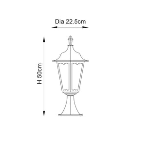 Burford Outdoor Post - Comet Lighting