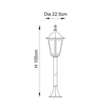 Burford Outdoor Bollard - Comet Lighting