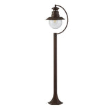 Wooton 1Lt Outdoor Garden Post Rustic Brown 1100mm