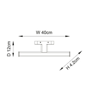 Axis 1lt Wall - Comet Lighting