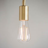 Rubens Floor Lamp Brushed Brass - Comet Lighting