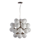 Oscar 28-Light Pendant Ceiling Light Nickel - Comet Lighting