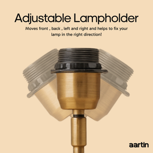 AARTIN ALPHA FLOOR LAMP IN ANTIQUE BRASS (BASE ONLY)