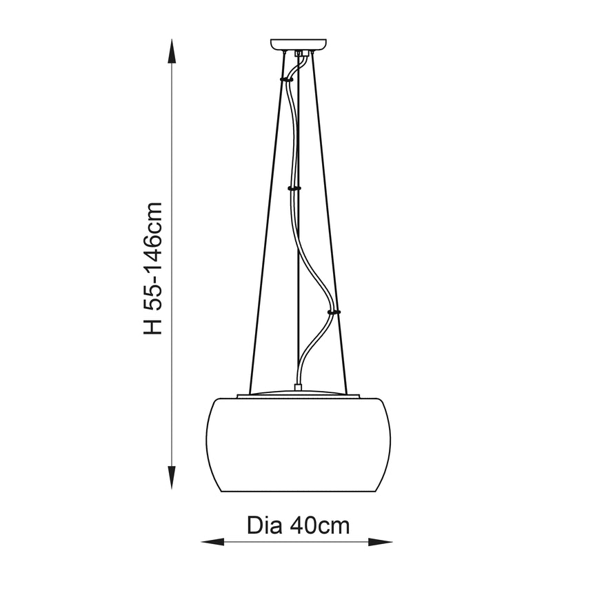 Eclipse 5-Light Pendant Ceiling Light