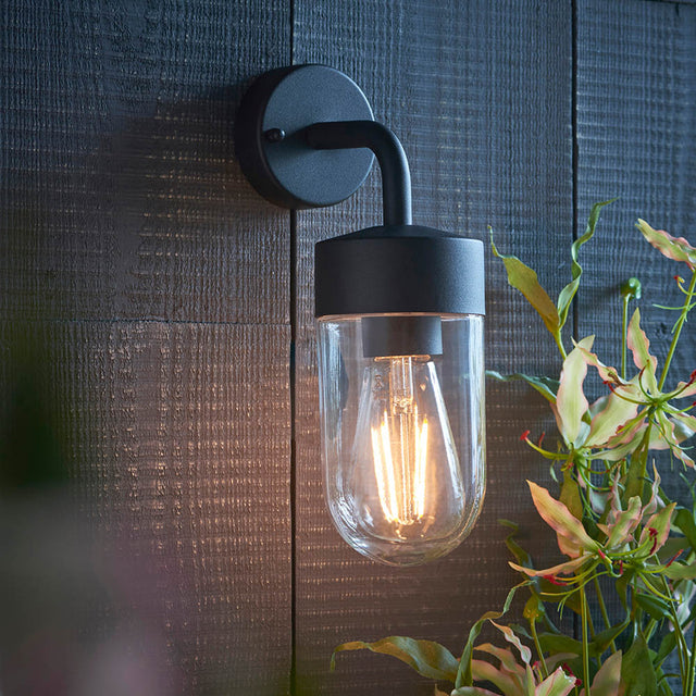 North Wall Light Black - Comet Lighting