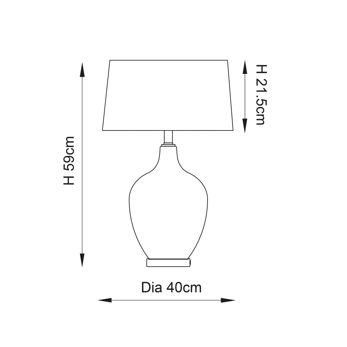 Ilsa Table Lamp - Comet Lighting