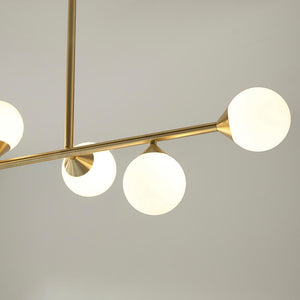 Kemi 5Lt Linear Pendant Brushed Gold