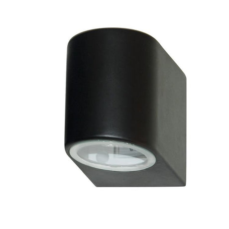 Searchlight Black Outdoor Light Fixed Glass
