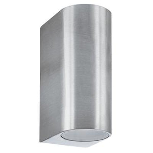 Searchlight Silver 2 Light Outdoor Light Fixed Lens - Comet Lighting
