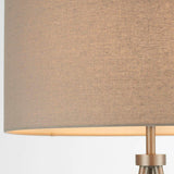 Tri Floor Lamp Matt Nickel - Comet Lighting