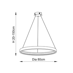 Staten Pendant Ceiling Light Black - Comet Lighting