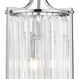 Searchlight Victoria 2Lt Pendant| Chrome With Crystal Glass - Comet Lighting