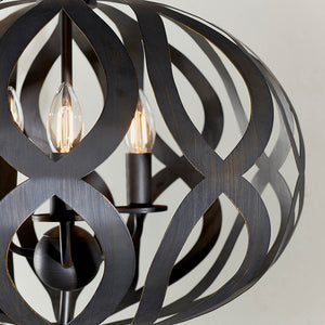 Sirolo 3-Light Pendant Ceiling Light - Comet Lighting