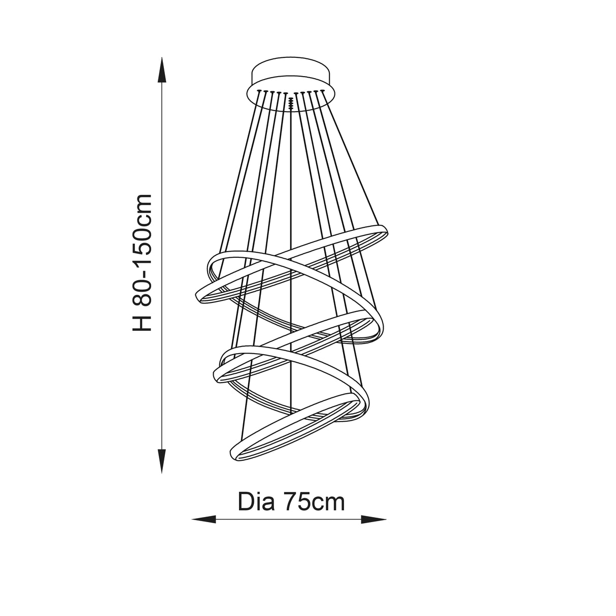 Ozias 5-Light Pendant Ceiling Light - Comet Lighting