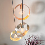 Hoop 3-Light Pendant Ceiling Light - Comet Lighting