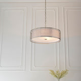 Cordero 3Lt Pendant Ceiling Light Satin Nickel - Comet Lighting