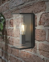 Williton 1Lt Outdoor Wall/porch Light - Dark Grey - Comet Lighting