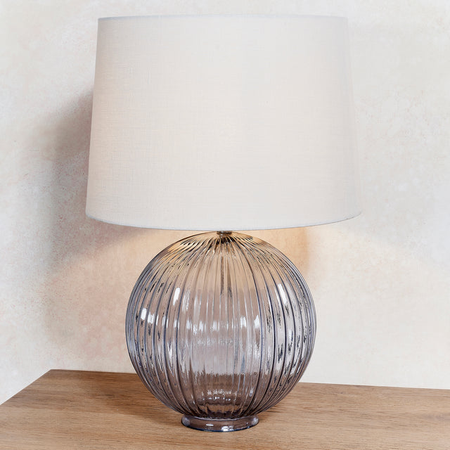 Jemma Table Lamp base only Smoked Grey